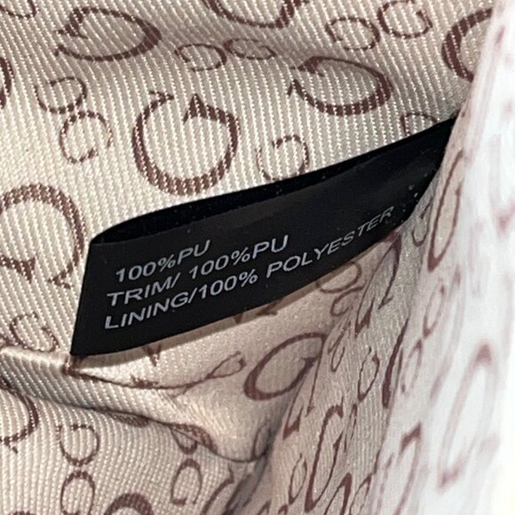 Guess Matte Black Quilted Pattern Chain Strap Crossbody Purse Sz S - Picture 11 of 12